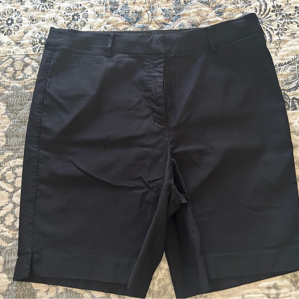 Lane Bryant Black Bermuda Shorts